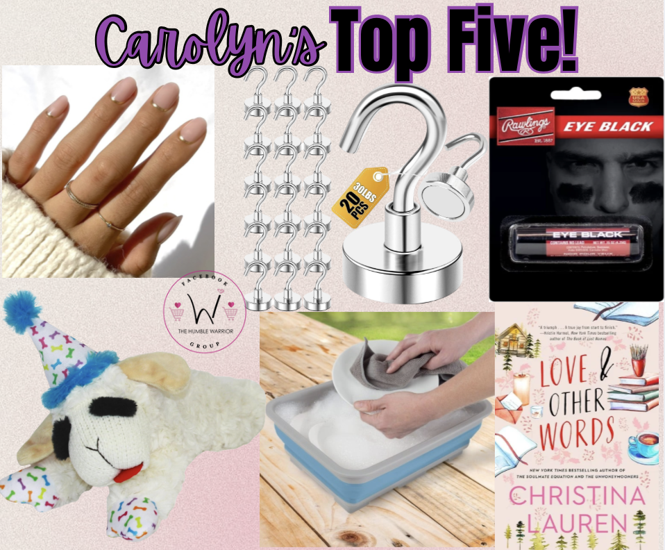 Carolyn’s Top Five!